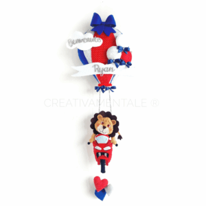 Mongolfiera Leoncino in moto Bimbo Plus